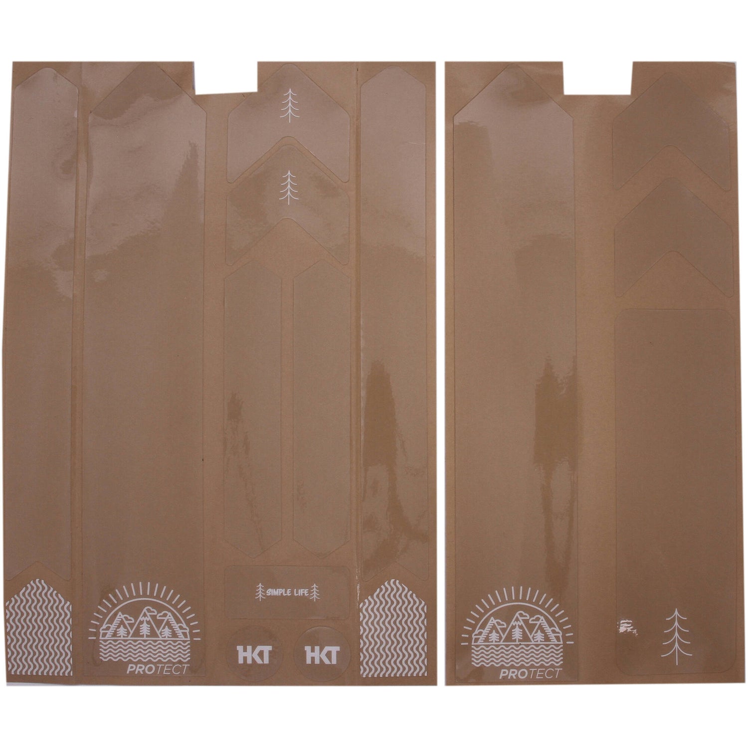 HKT XXL Simple Life Bike Protectors - White