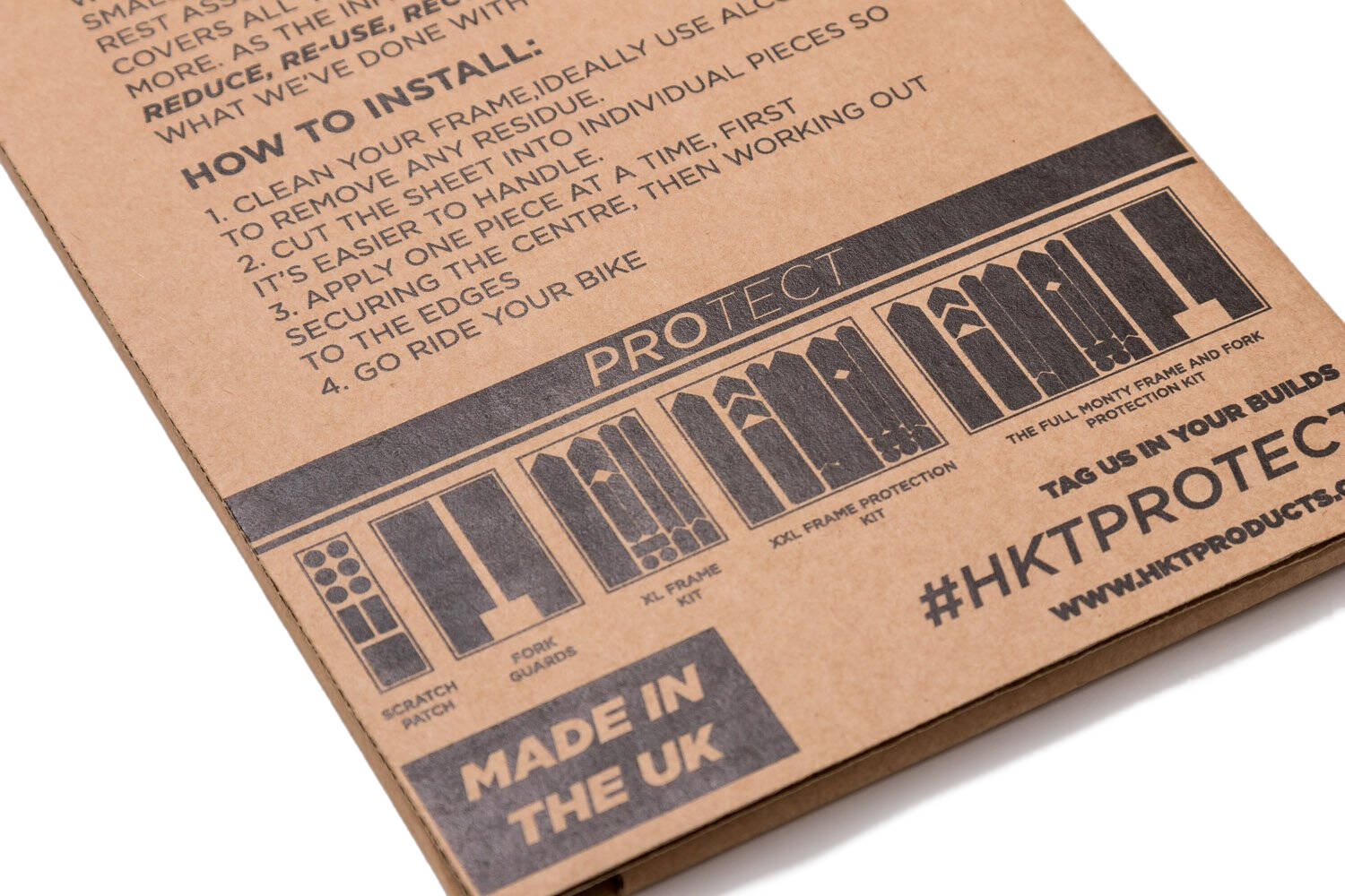 HKT XXL Contour Bike Protectors - Red