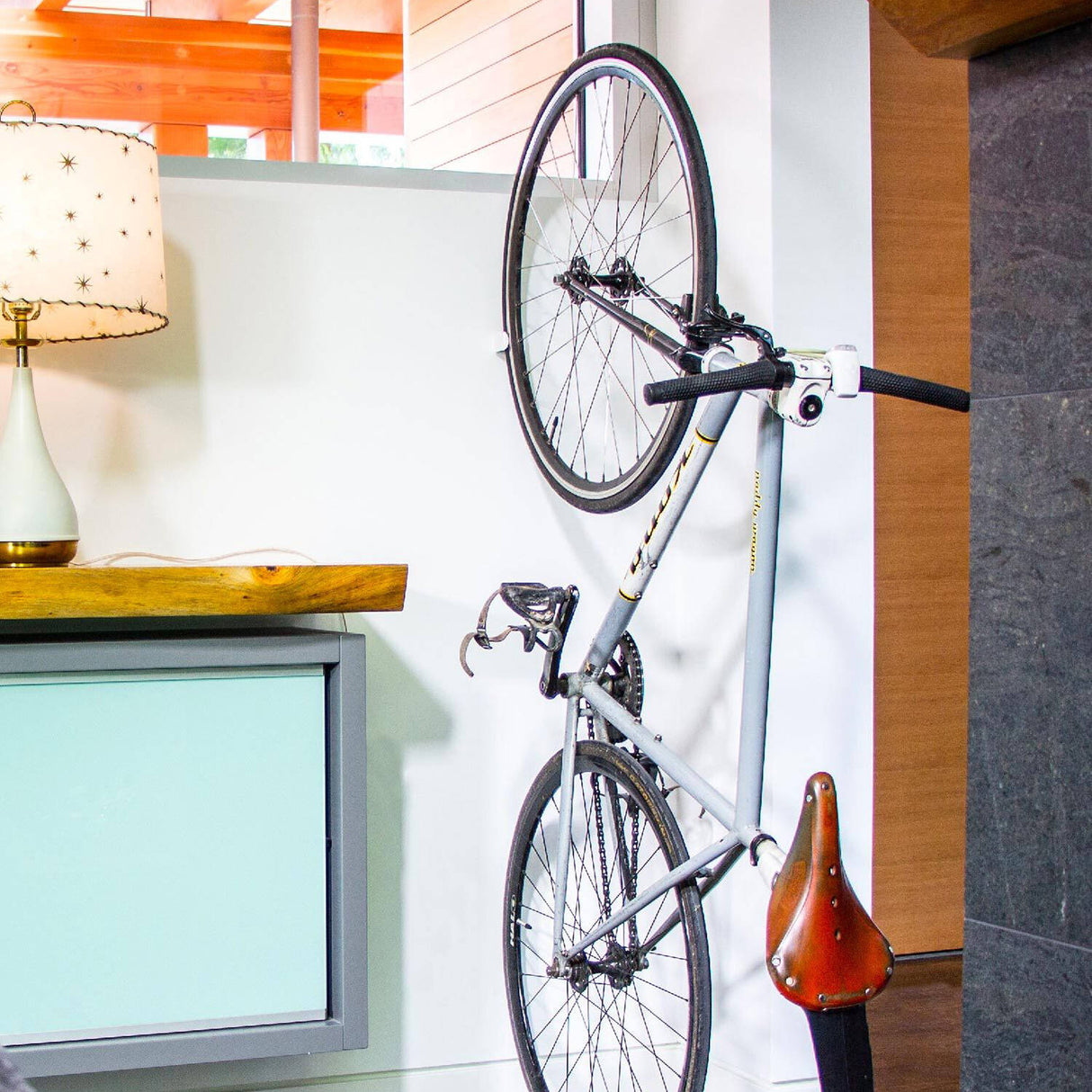Hornit Clug Hybrid Bike Rack - White/Orange MED