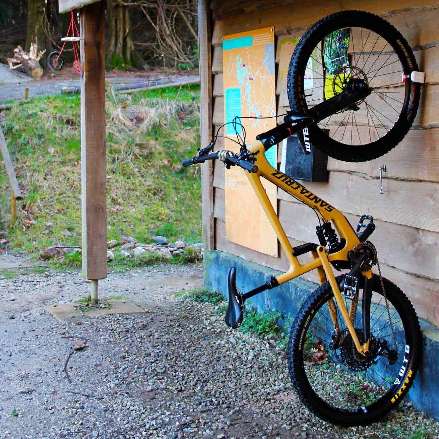 Hornit Clug MTB Bike Rack - White/Orange XL