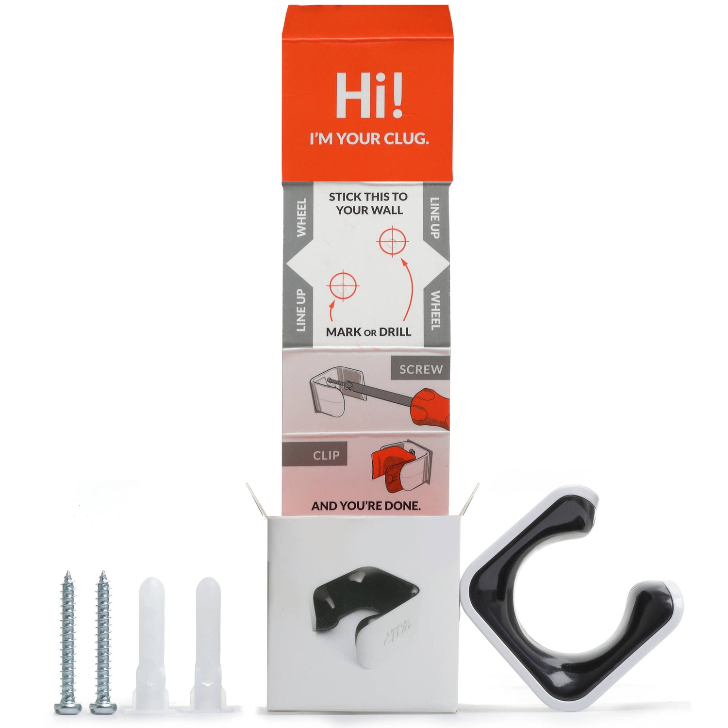 Hornit Clug MTB Bike Rack - White/Black XL