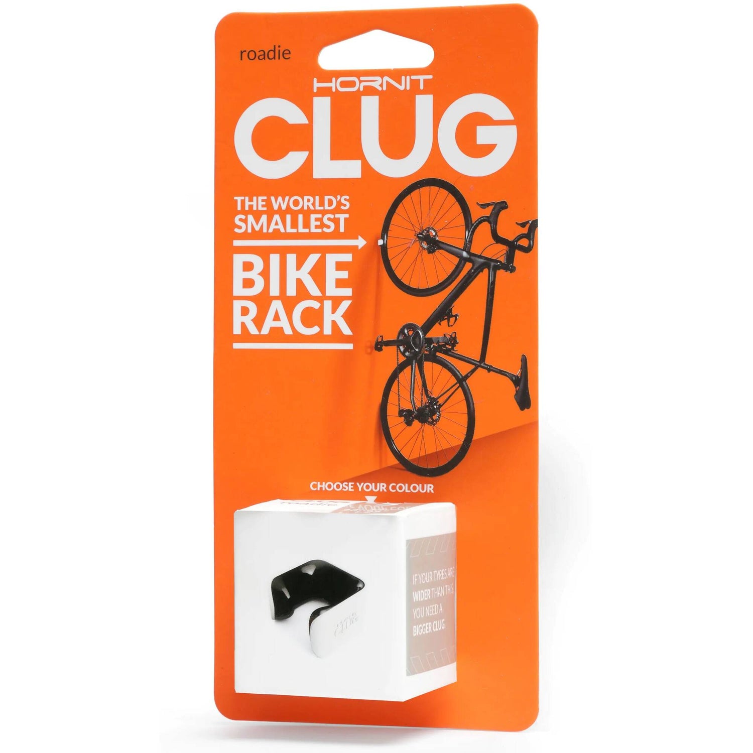 Hornit Clug Roadie Bike Rack - White/Black SML