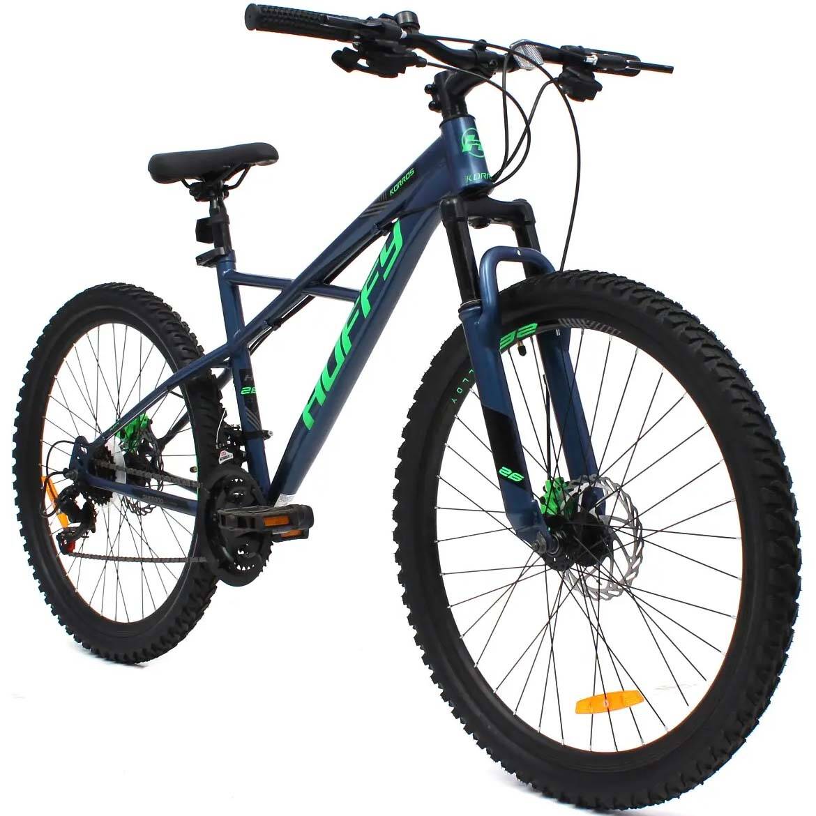 Huffy Boys Korros 26" Mountain Bike - Navy/Green