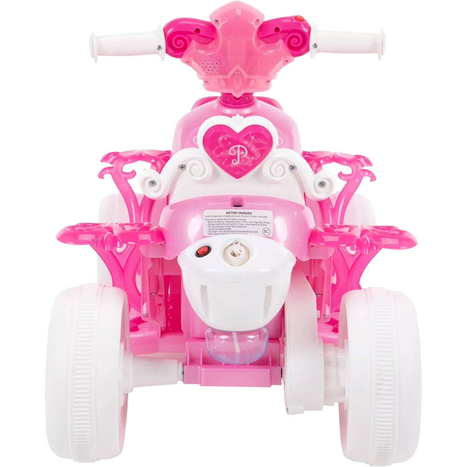 Huffy Princess Bubble 6V Electric Ride On Quad - Pink
