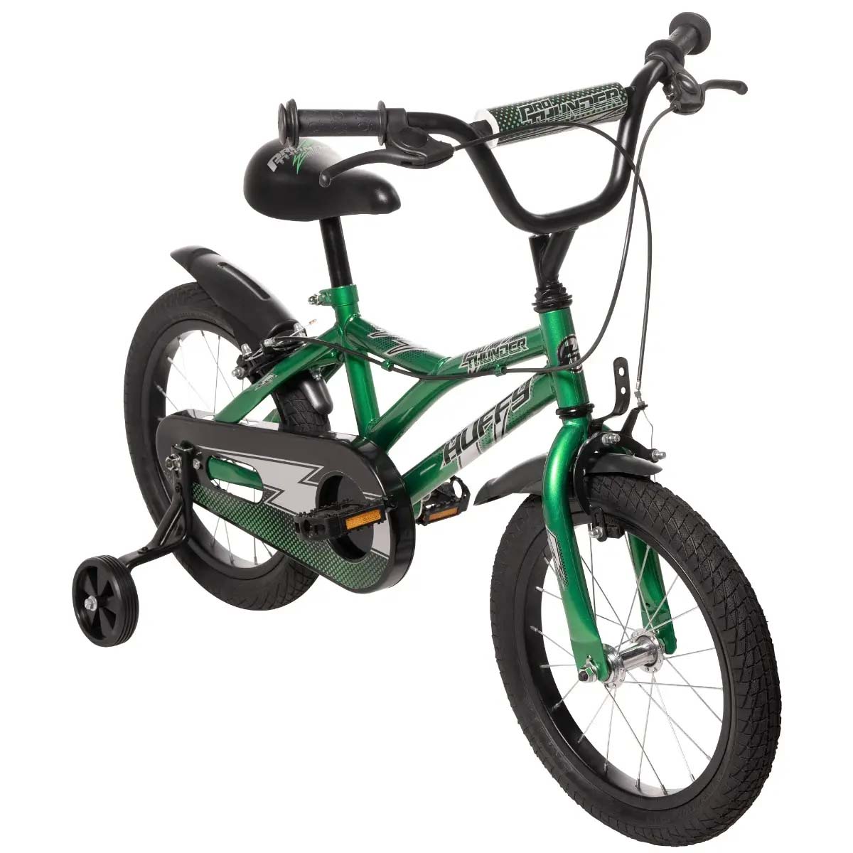 Huffy Pro Thunder 16" Kids Bike - Green