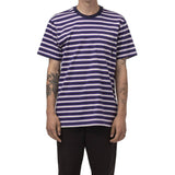 Huf Alex Stripe T Shirt - Off White