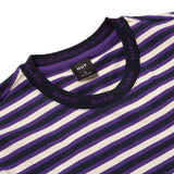 Huf Alex Stripe T Shirt - Off White