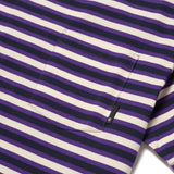 Huf Alex Stripe T Shirt - Off White