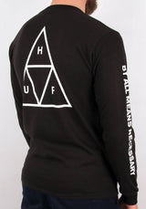 Huf Essentials TT Long Sleeve T Shirt - Black
