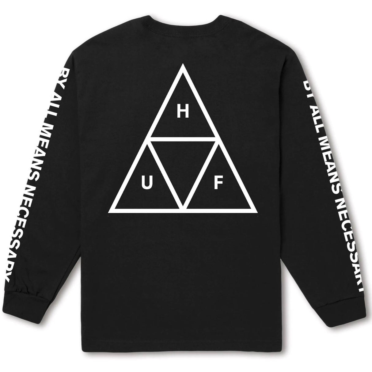 Huf Essentials TT Long Sleeve T Shirt - Black