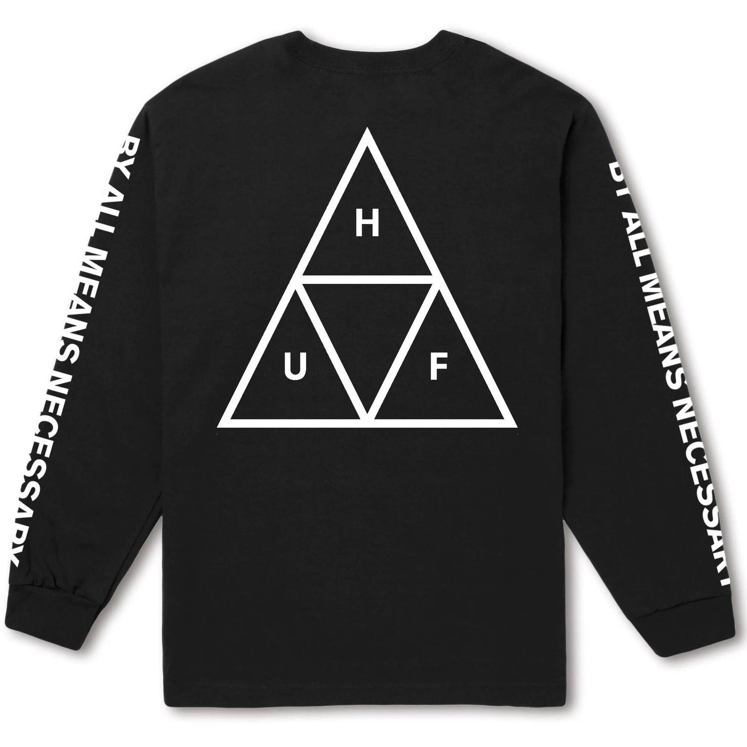 Huf Essentials TT Long Sleeve T Shirt - Black