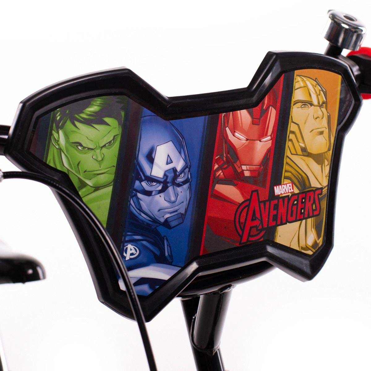 Huffy Avengers 14" Kids Bike - Grey/Red