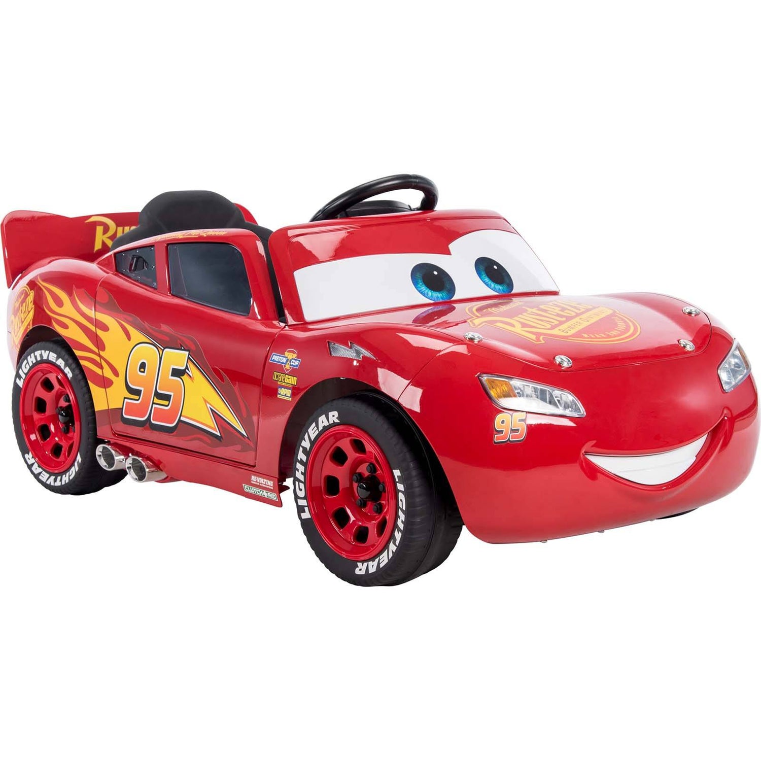 Huffy Cars Lightning McQueen 6v Electric Ride On - Red