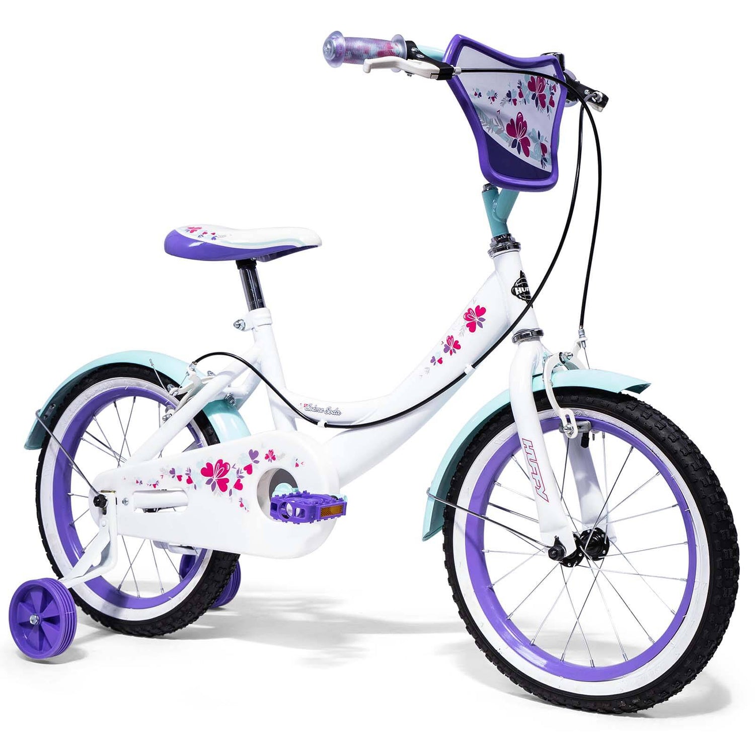Huffy Creme Soda 16" Kids Bike - White