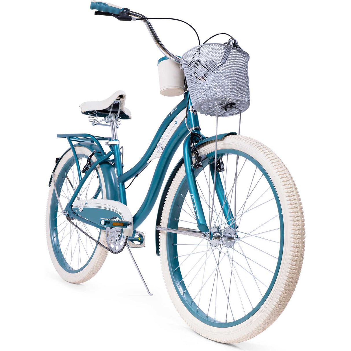 Huffy Deluxe Cruiser 26" Hybrid Bike - Matte Emerald