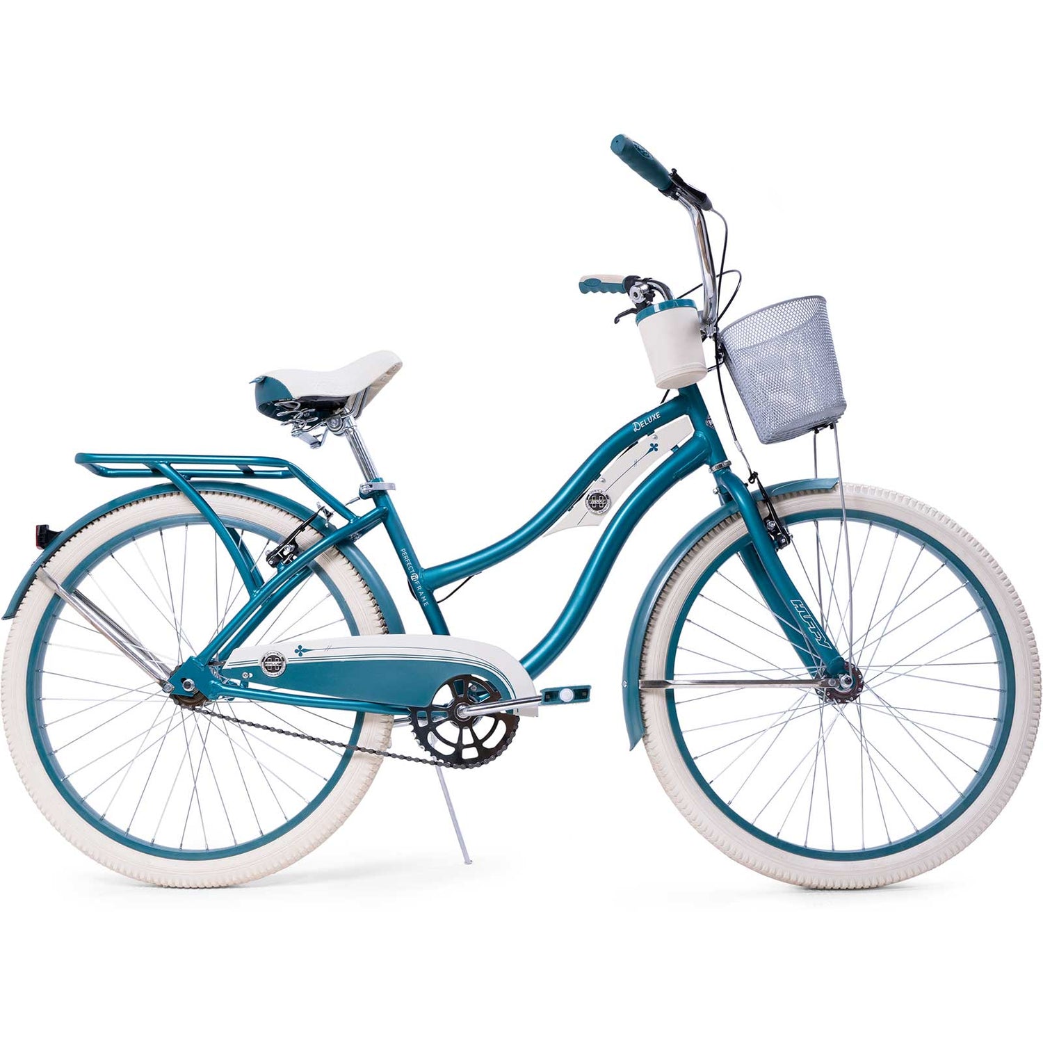 Huffy Deluxe Cruiser 26" Hybrid Bike - Matte Emerald