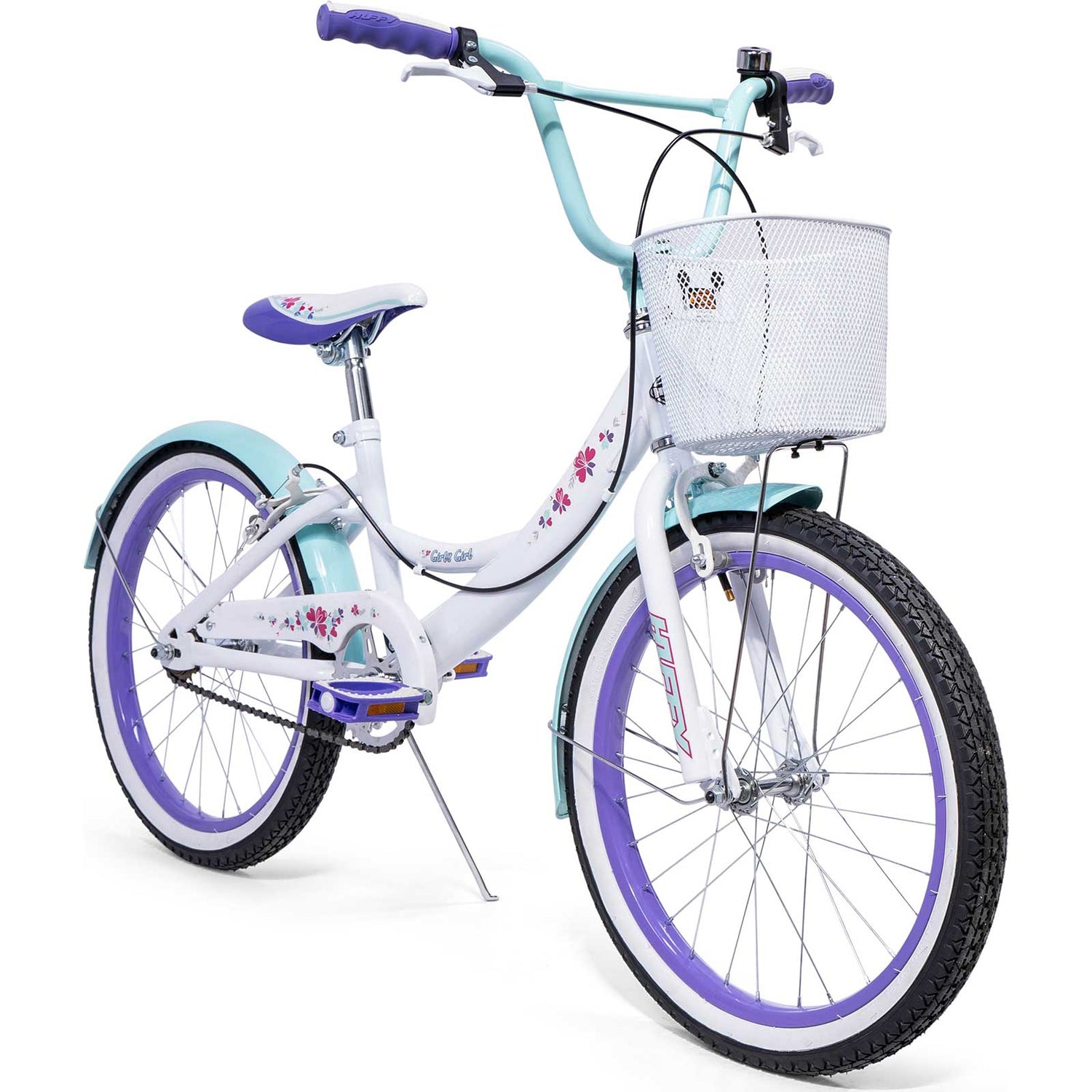Huffy Girly Girl 20" Kids Bike - White