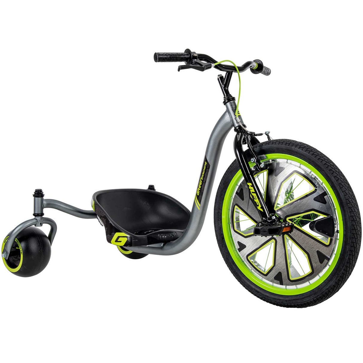 Huffy Green Machine Trike - Black/Lime