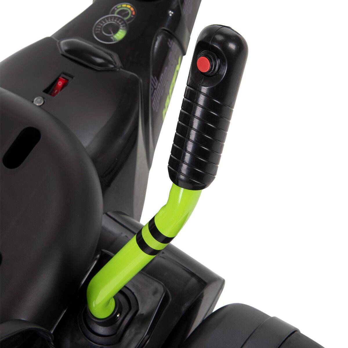 Huffy Green Machine Vortex 12v Electric Ride On - Black/Lime