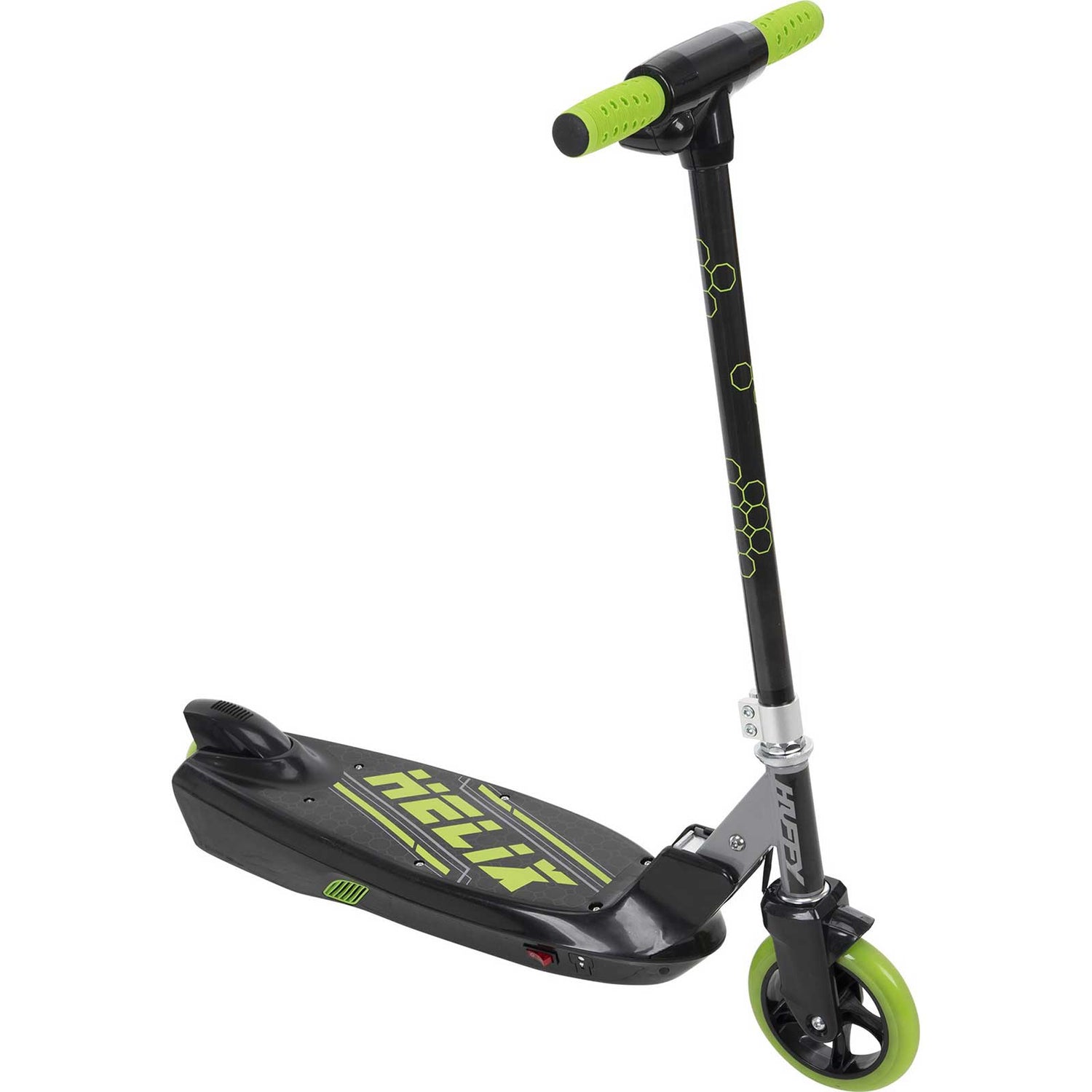 Huffy Helix 12v Kids Electric Scooter - Black/Green