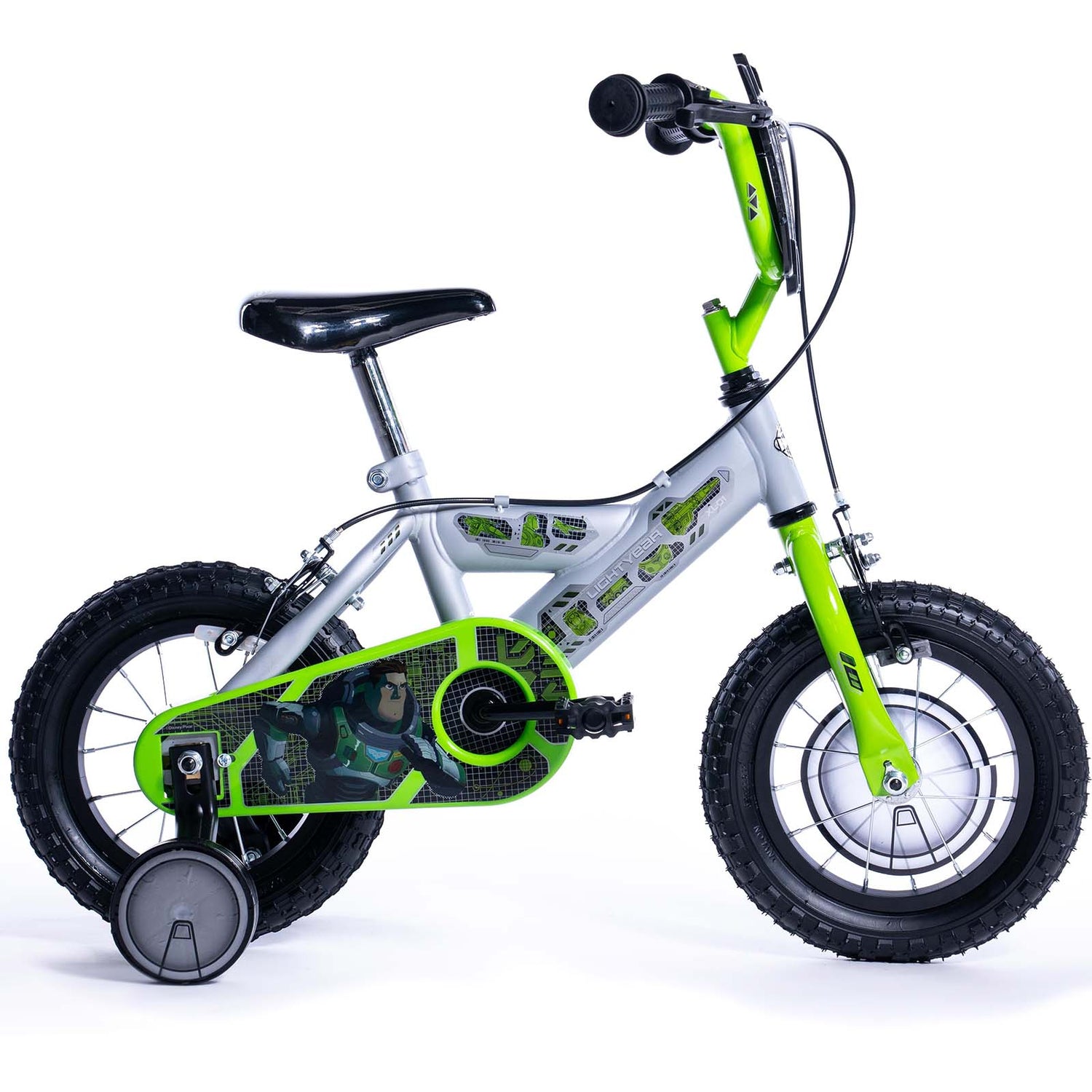 Huffy Lightyear 12" Kids Bike - Silver Green