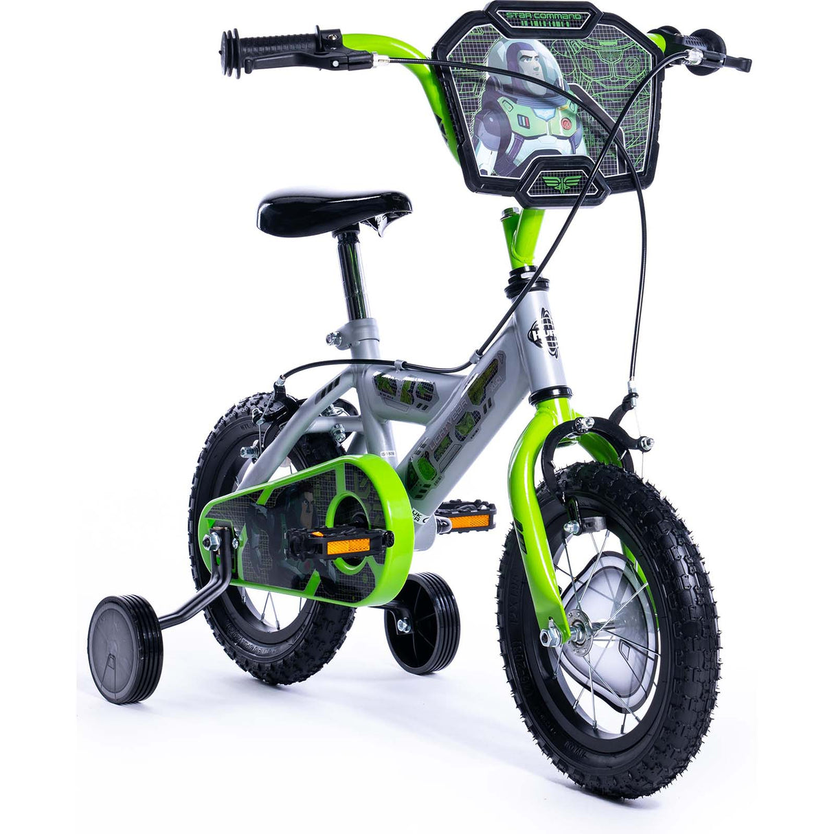 Huffy Lightyear 12" Kids Bike - Silver Green
