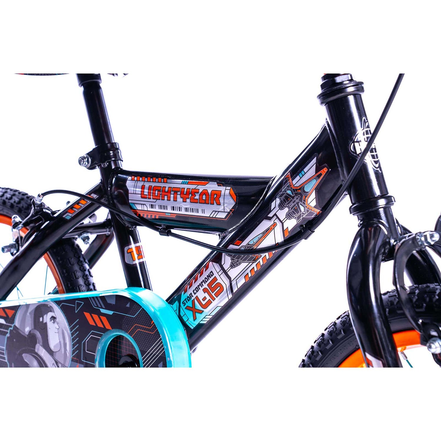 Huffy Lightyear 16" Kids Bike - Black/Orange