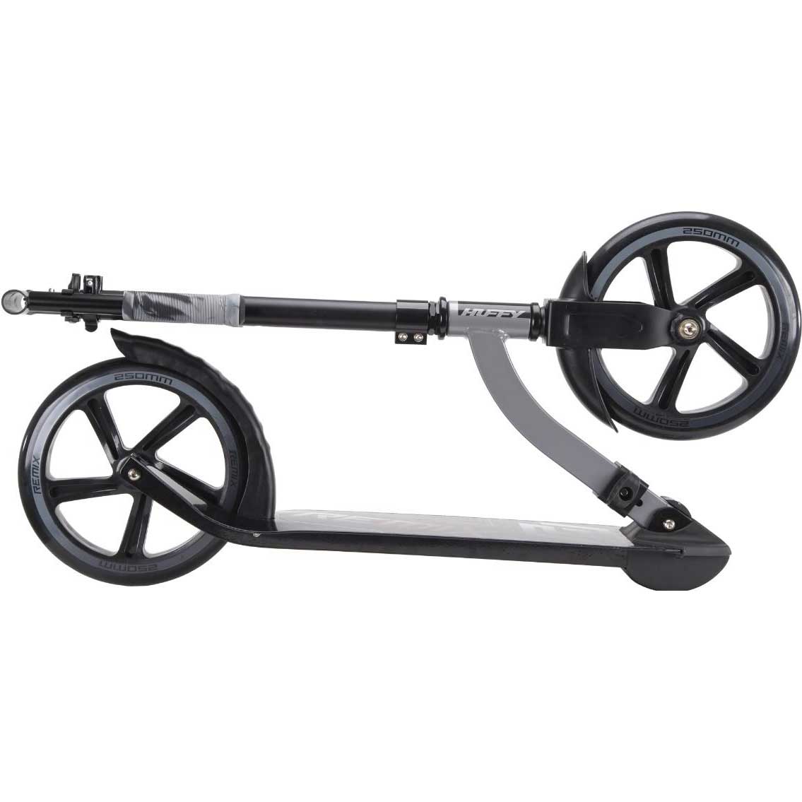 Huffy Remix Inline 250mm Folding Scooter - Black/Silver