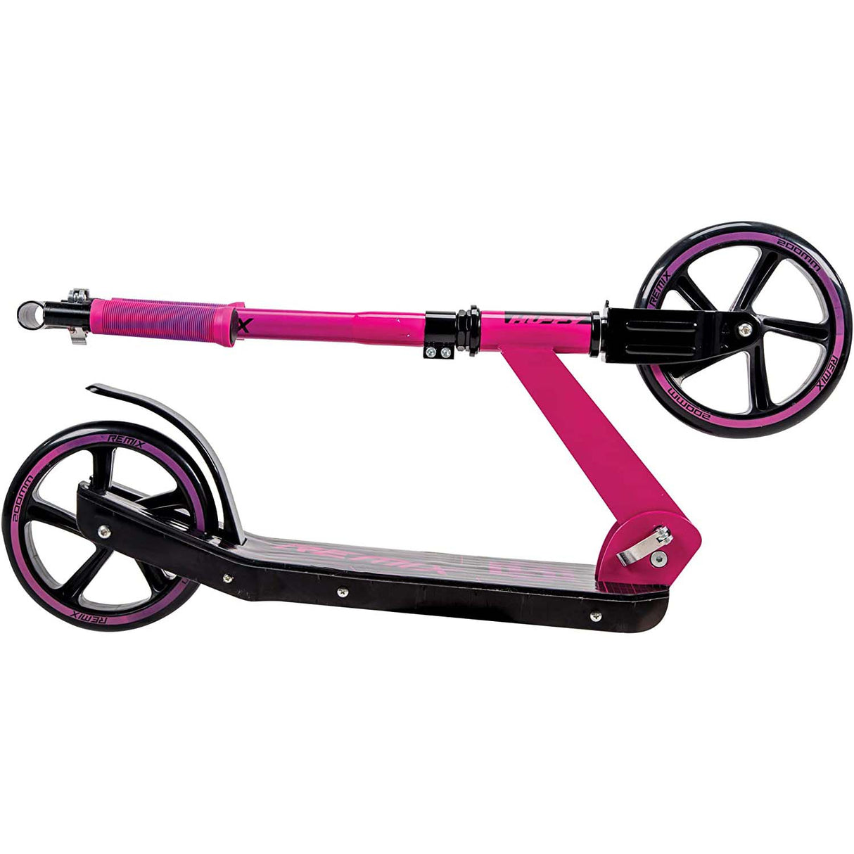 Huffy Remix Inline 200mm Folding Scooter - Pink/Blue
