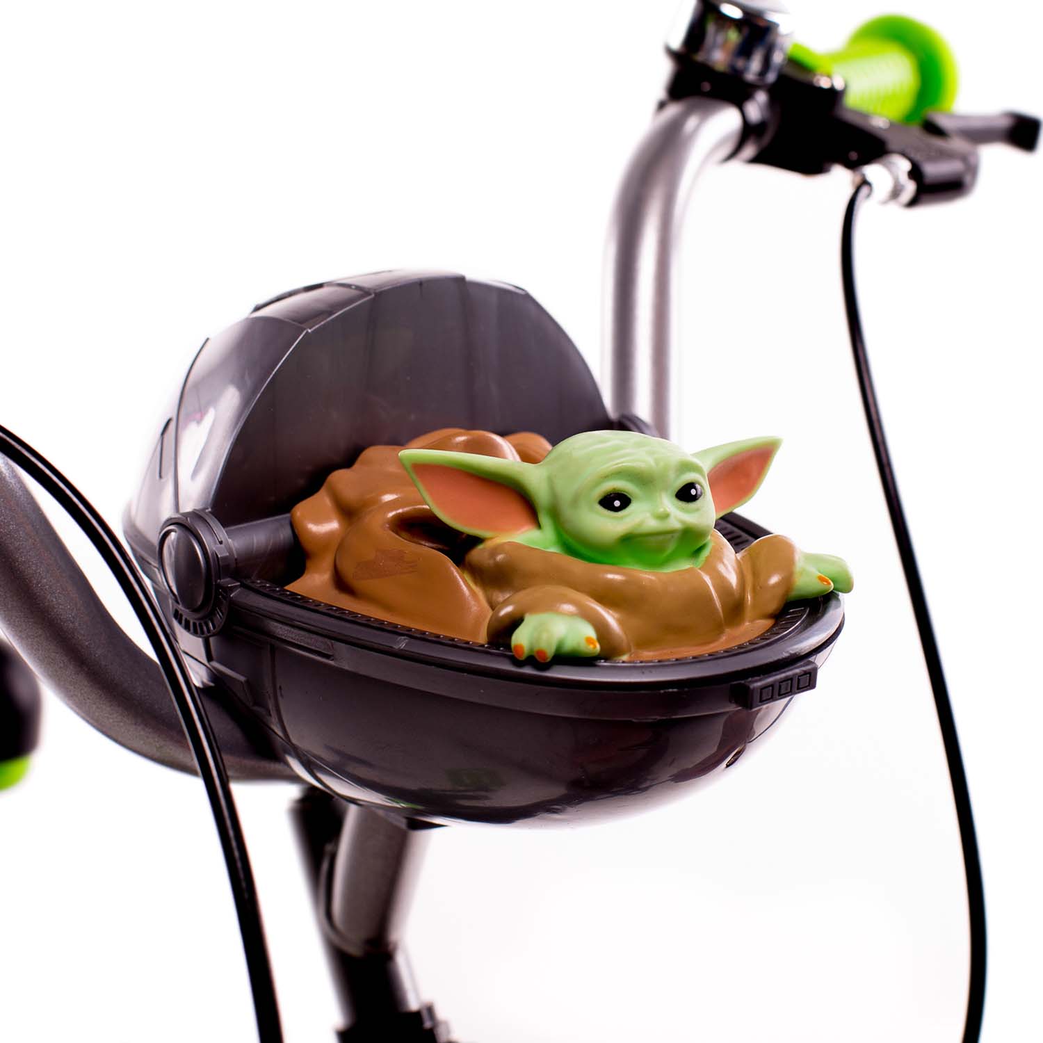 Huffy Star Wars 12" Kids Bike - Black/Lime