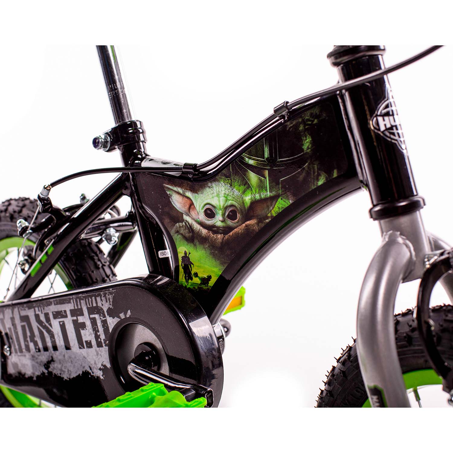 Huffy Star Wars 12" Kids Bike - Black/Lime