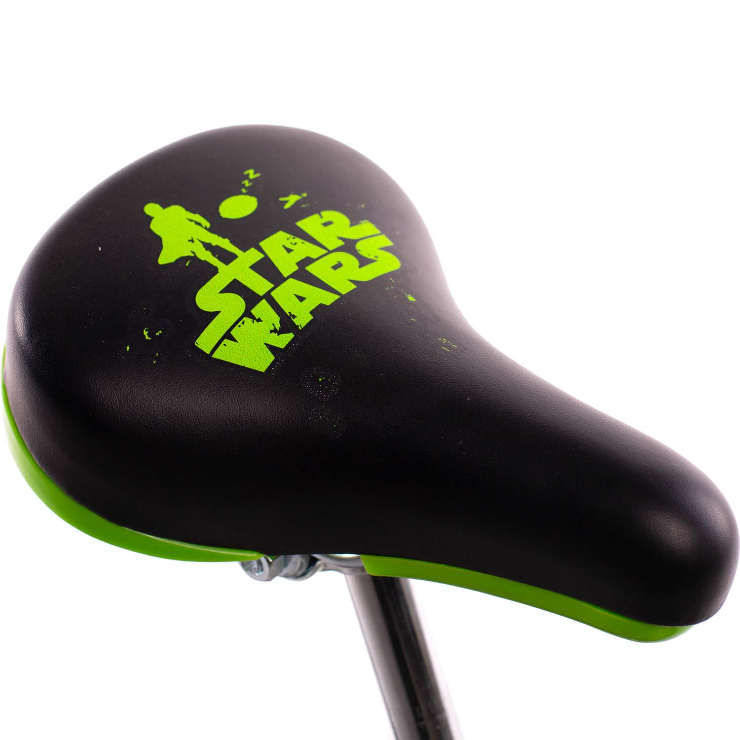 Huffy Star Wars 12" Kids Bike - Black/Lime