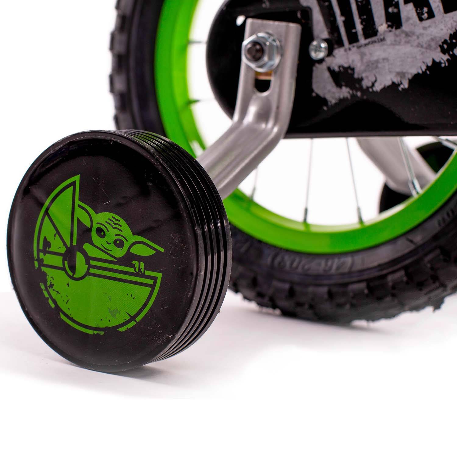 Huffy Star Wars 12" Kids Bike - Black/Lime
