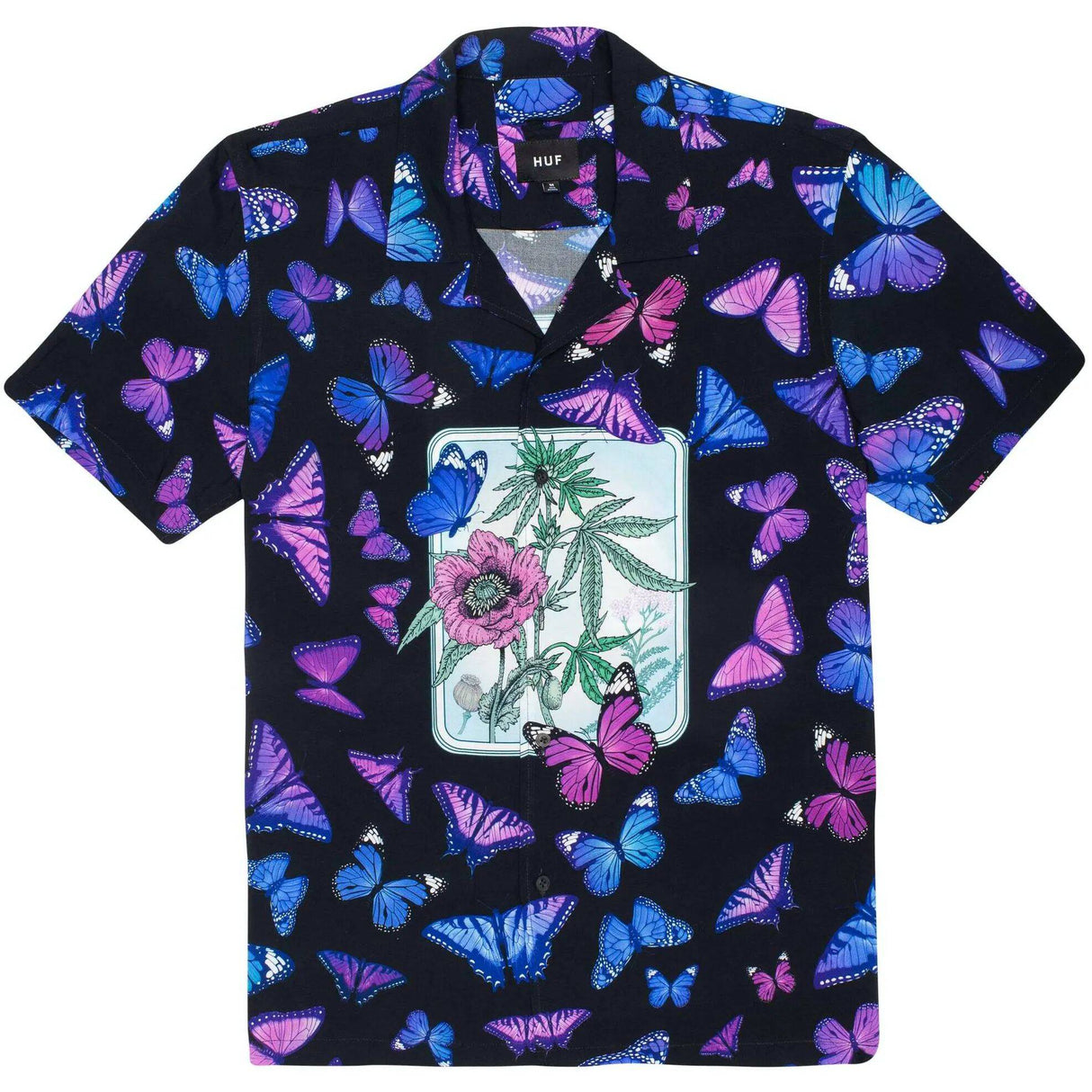 Huf Papillon Woven Shirt - Black