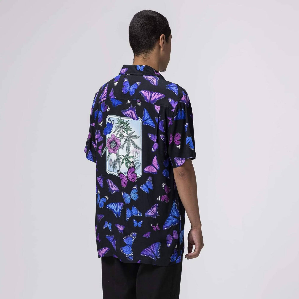 Huf Papillon Woven Shirt - Black