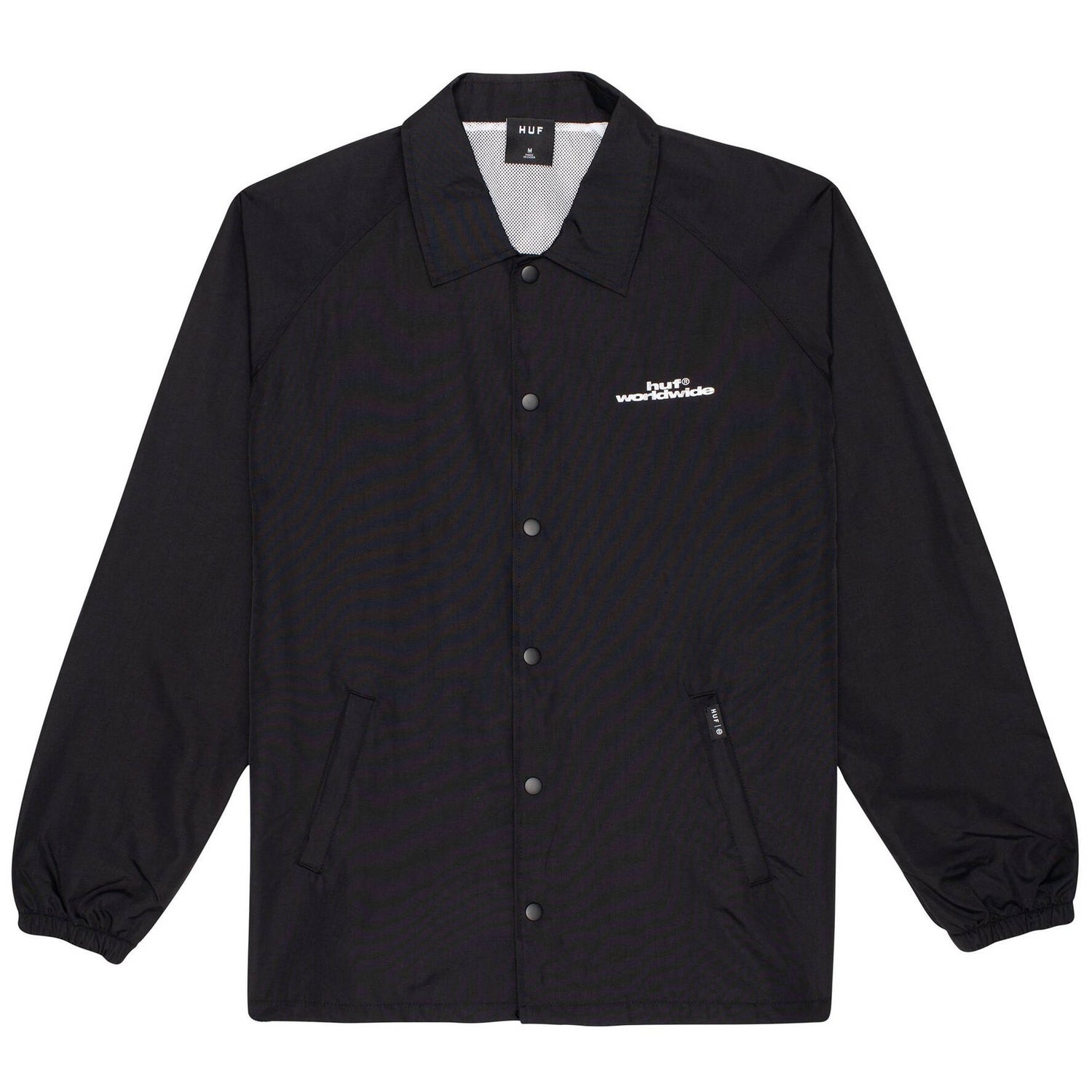Huf Untitled Coaches Jacket - Black MED