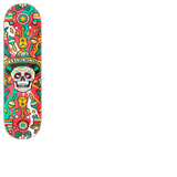 Hydroponic Mexican Skull 2.0 Skateboard Deck - Red 8.5"