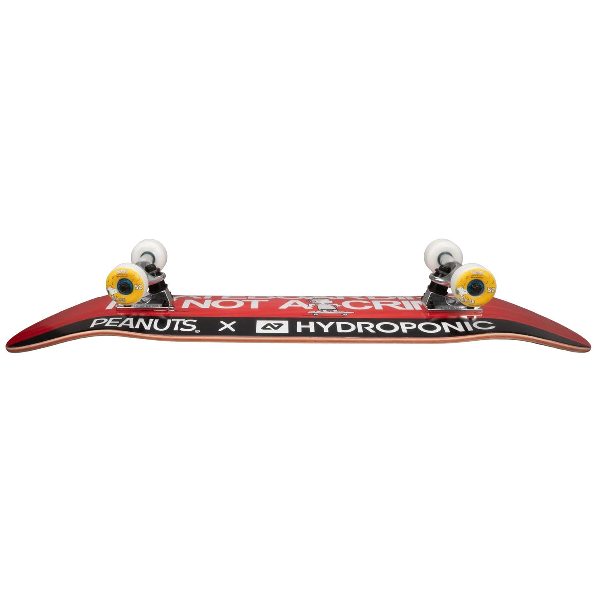Hydroponic x Peanuts Complete Skateboard - Not A Crime 8"