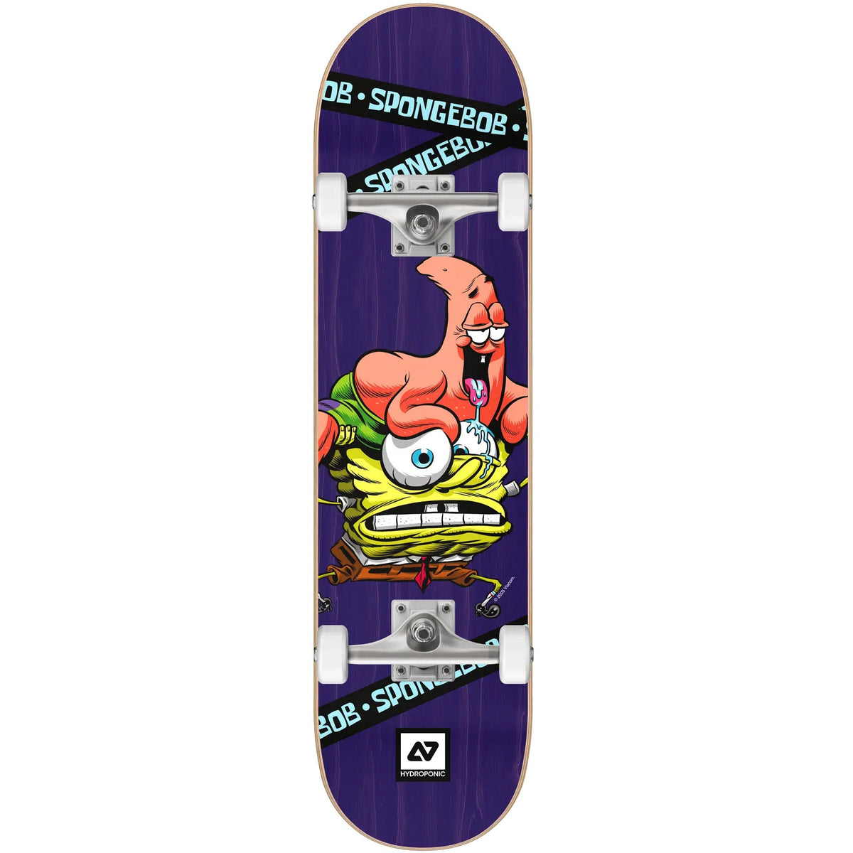 Hydroponic x Spongebob Mates Complete Skateboard - Purple 8"
