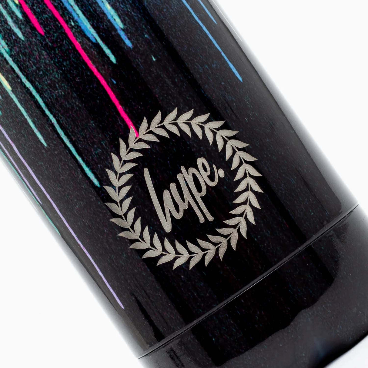 Hype Metal Water Bottle 500ml - Pink Drip Crest