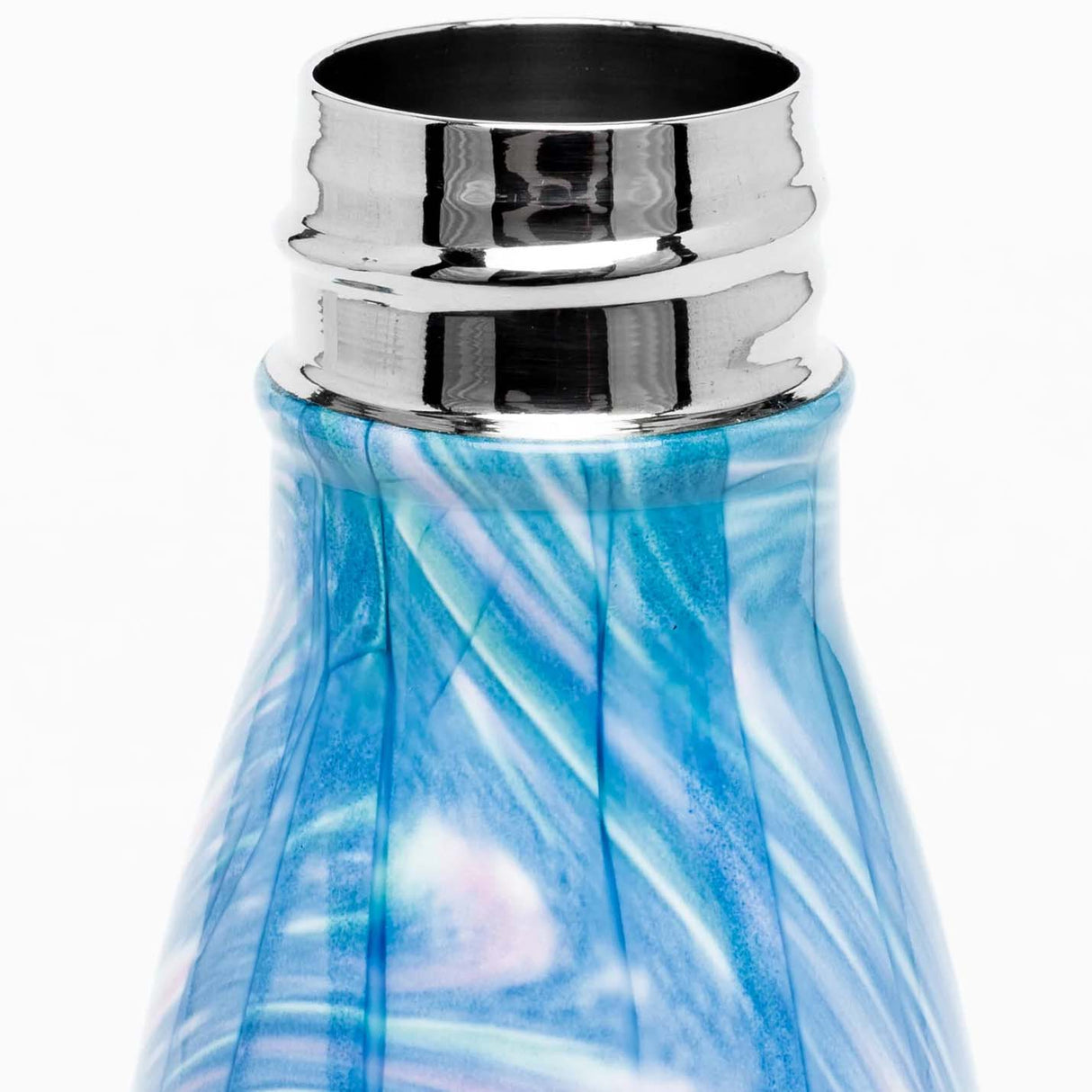Hype Metal Water Bottle 500ml - Marble Crest Teal/Purple