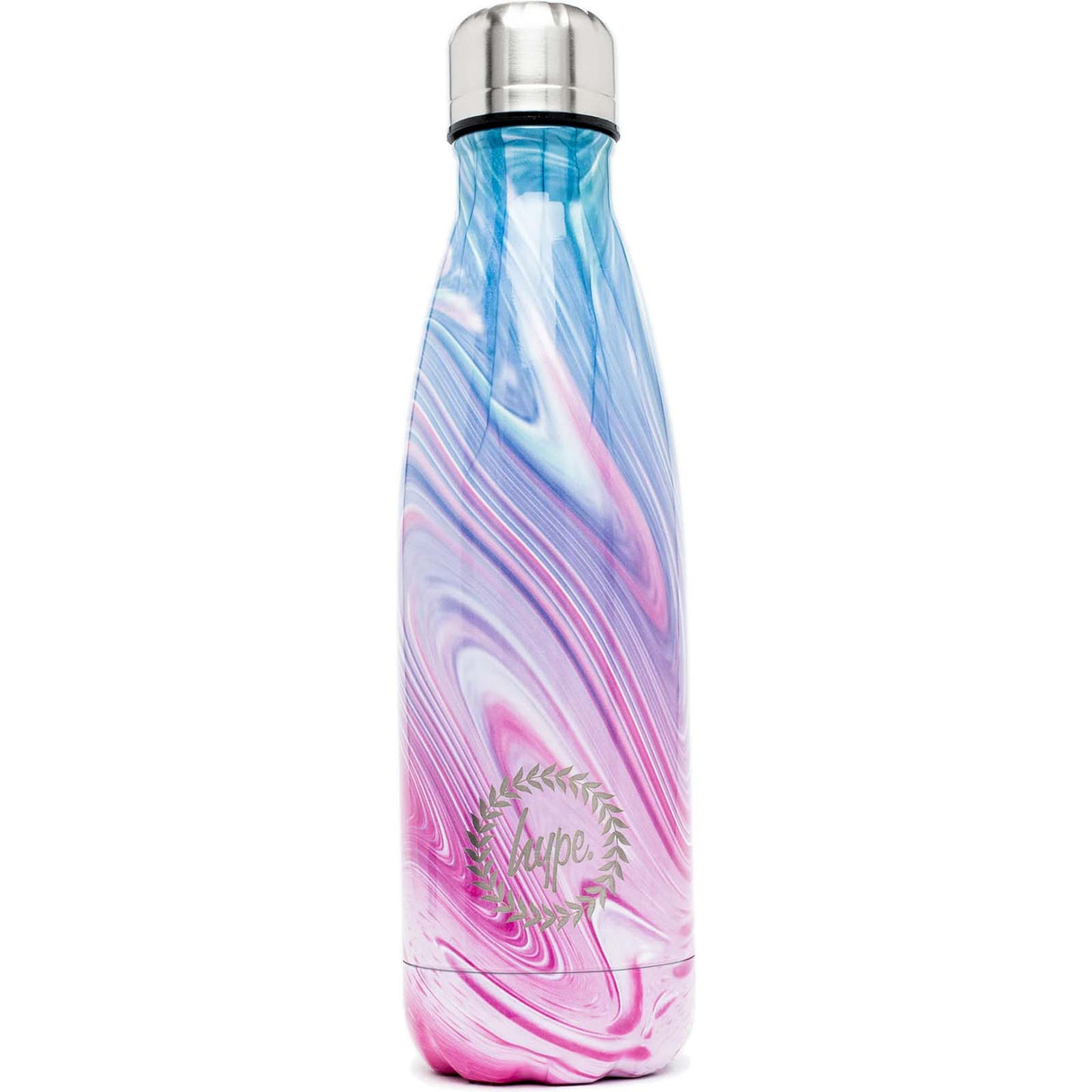Hype Metal Water Bottle 500ml - Marble Crest Teal/Purple