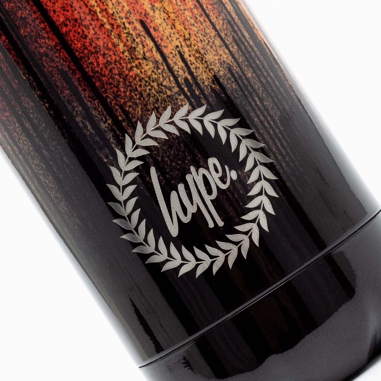 Hype Metal Water Bottle 500ml - Multi Drips Crest Red
