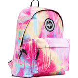Hype Drips Crest Backpack - Pink Spray
