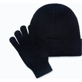 Hype Kids Hat and Glove Set - Black