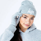 Hype Kids Hat and Glove Set - Grey