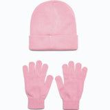 Hype Kids Hat and Glove Set - Pink