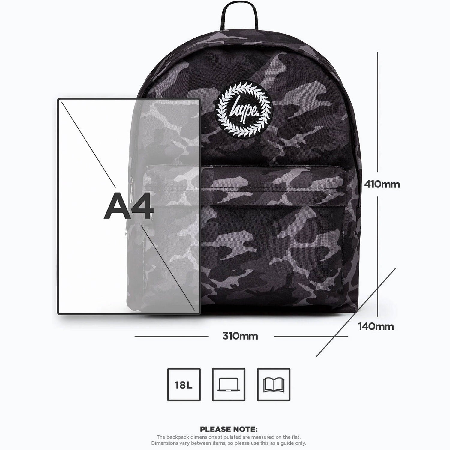 Hype 18L Backpack - Mono Camo