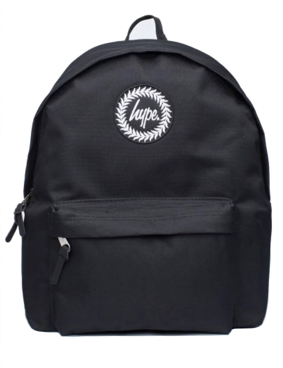 Hype Badge Backpack - Black