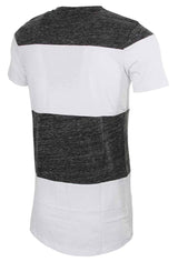 Hype Holmes T Shirt - White/Charcoal